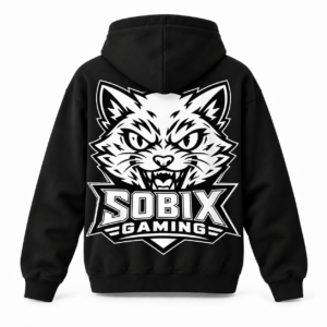 Zip-Hoodie mit Sobix Gaming Logo